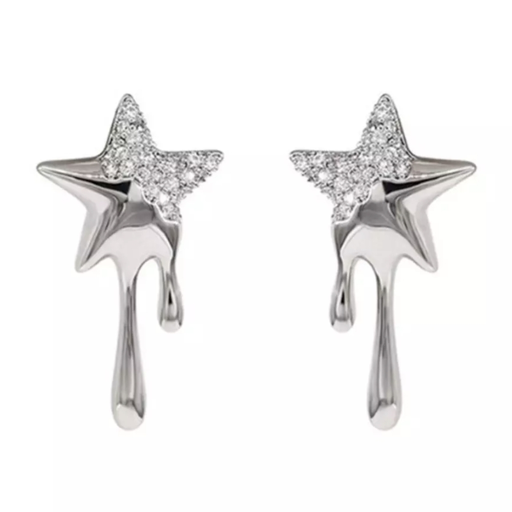 🌟 Melting Star Earrings